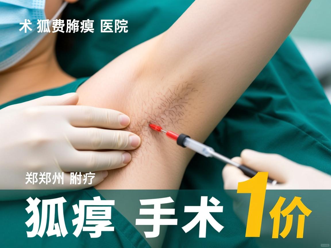 狐臭手术费用解析，郑州附医腋臭医院详解狐臭手术价格