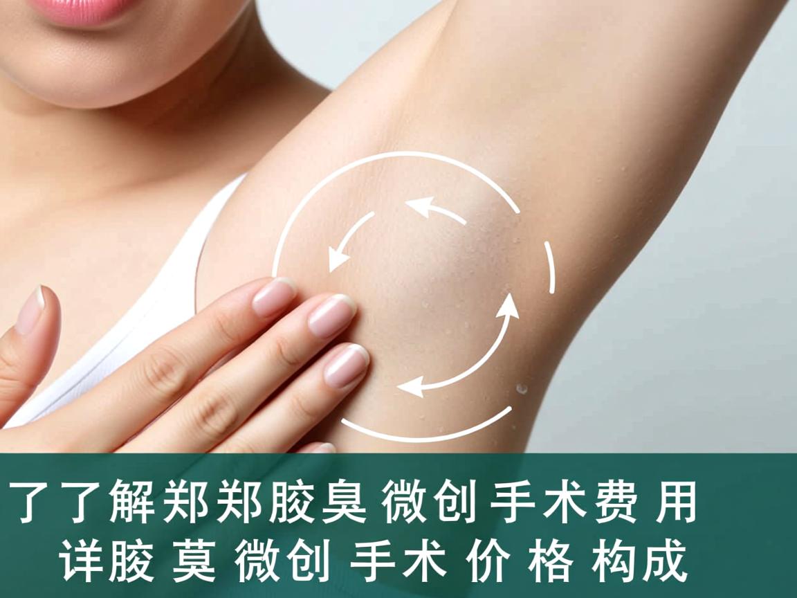 了解郑州腋臭微创手术费用 详解腋臭微创手术价格构成