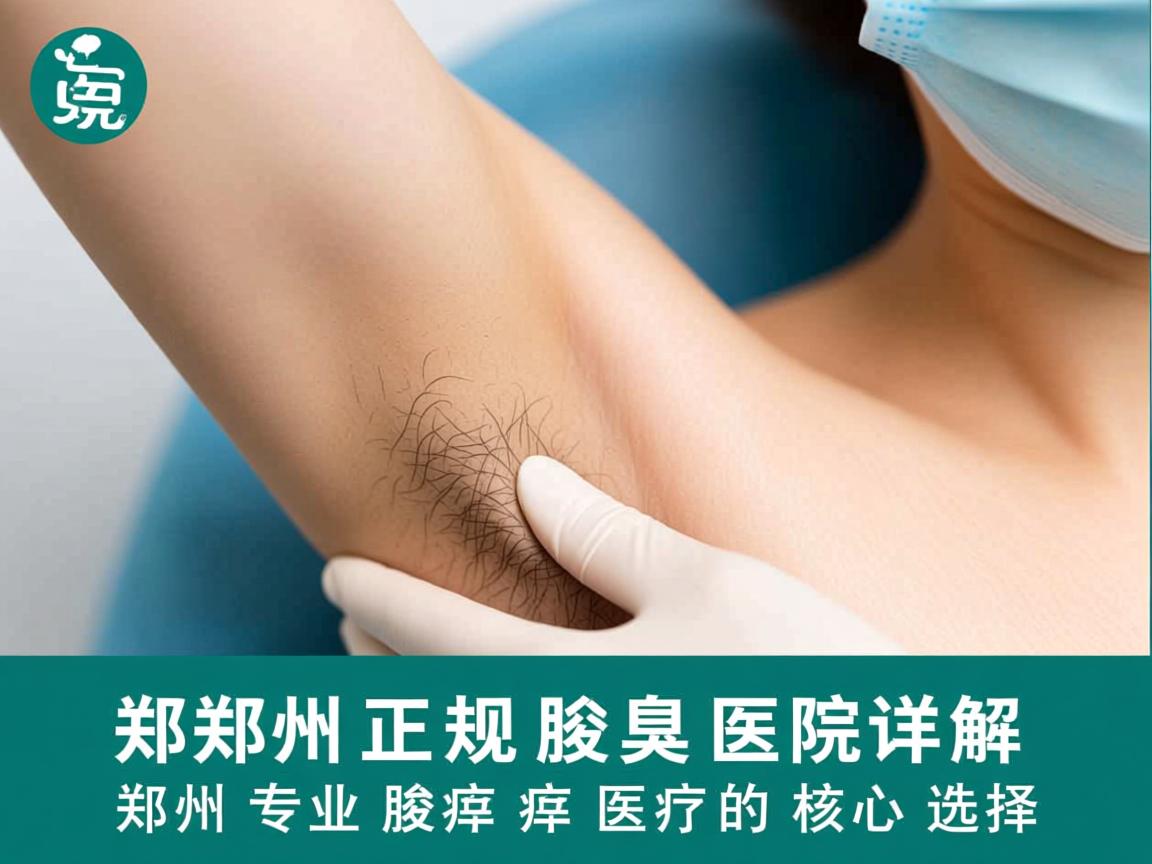 郑州正规腋臭医院详解，郑州专业腋臭医疗的核心选择