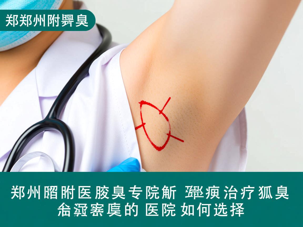 郑州附医腋臭医院专业解析，郑州治疗狐臭的医院如何选择