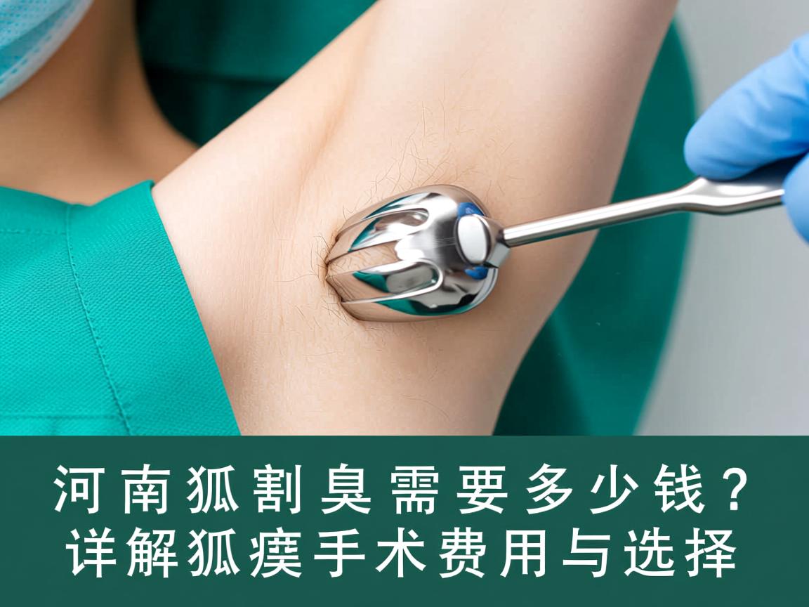 河南割狐臭需要多少钱？详解狐臭手术费用与选择