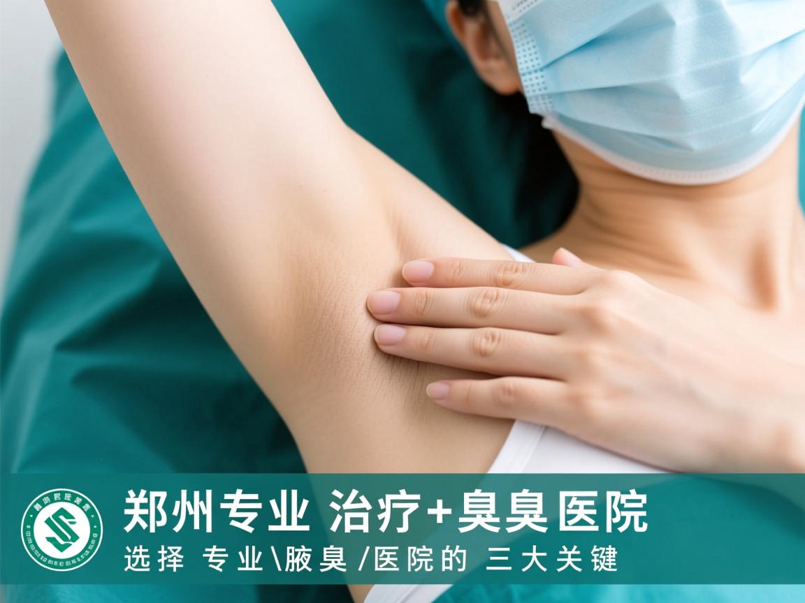 郑州专业治疗腋臭医院解析，选择专业腋臭医院的三大关键
