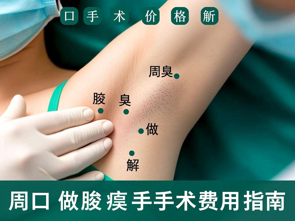 周口腋臭手术价格解析，周口做腋臭手术费用指南