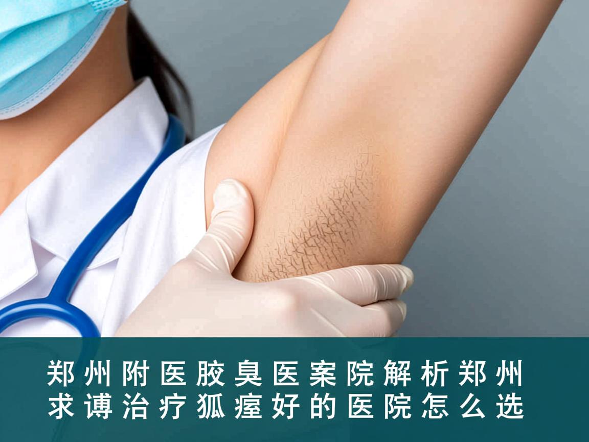 郑州附医腋臭医院解析，郑州治疗狐臭好的医院怎么选