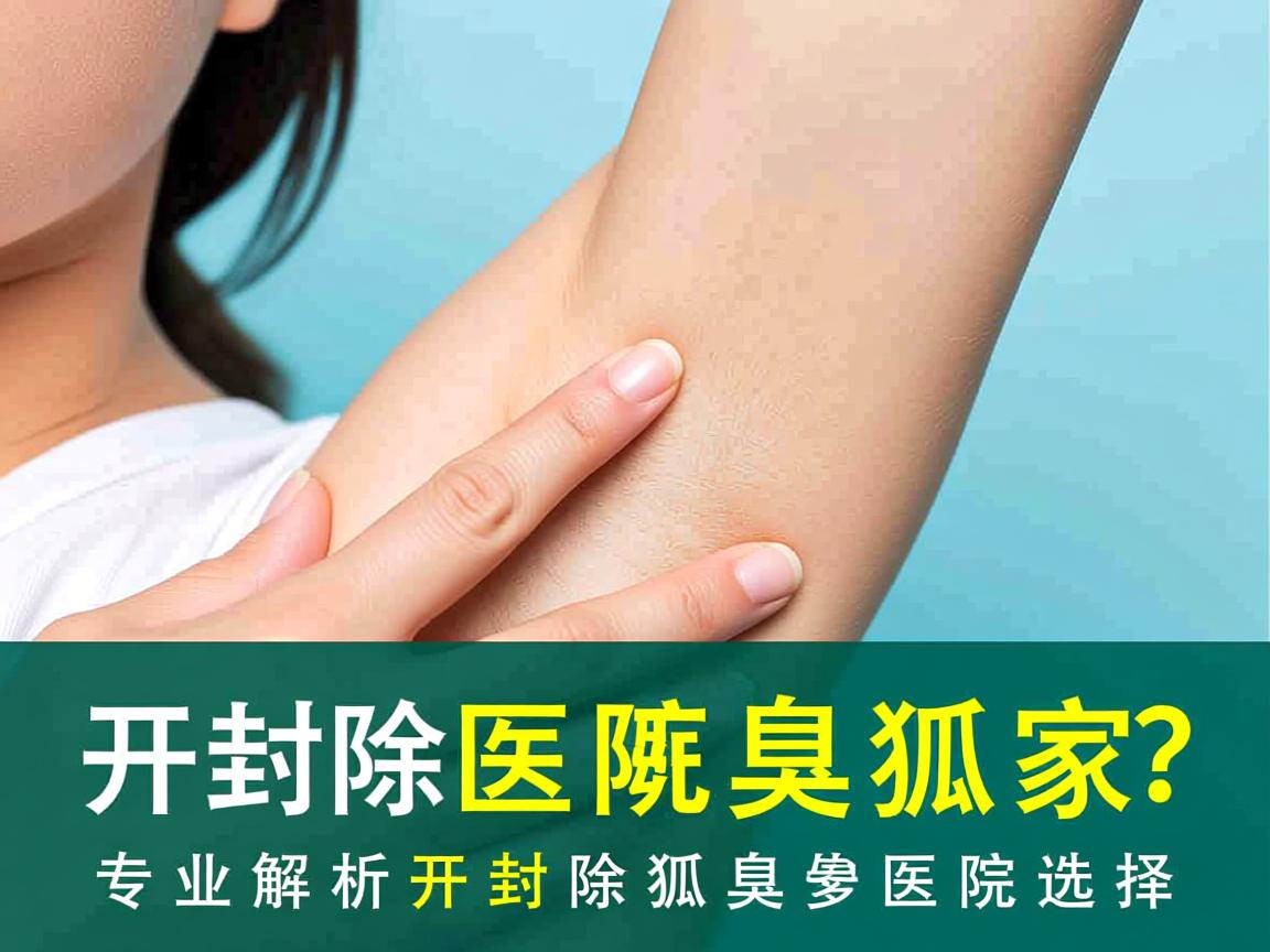 开封除狐臭哪家医院比较好？专业解析开封除狐臭医院选择