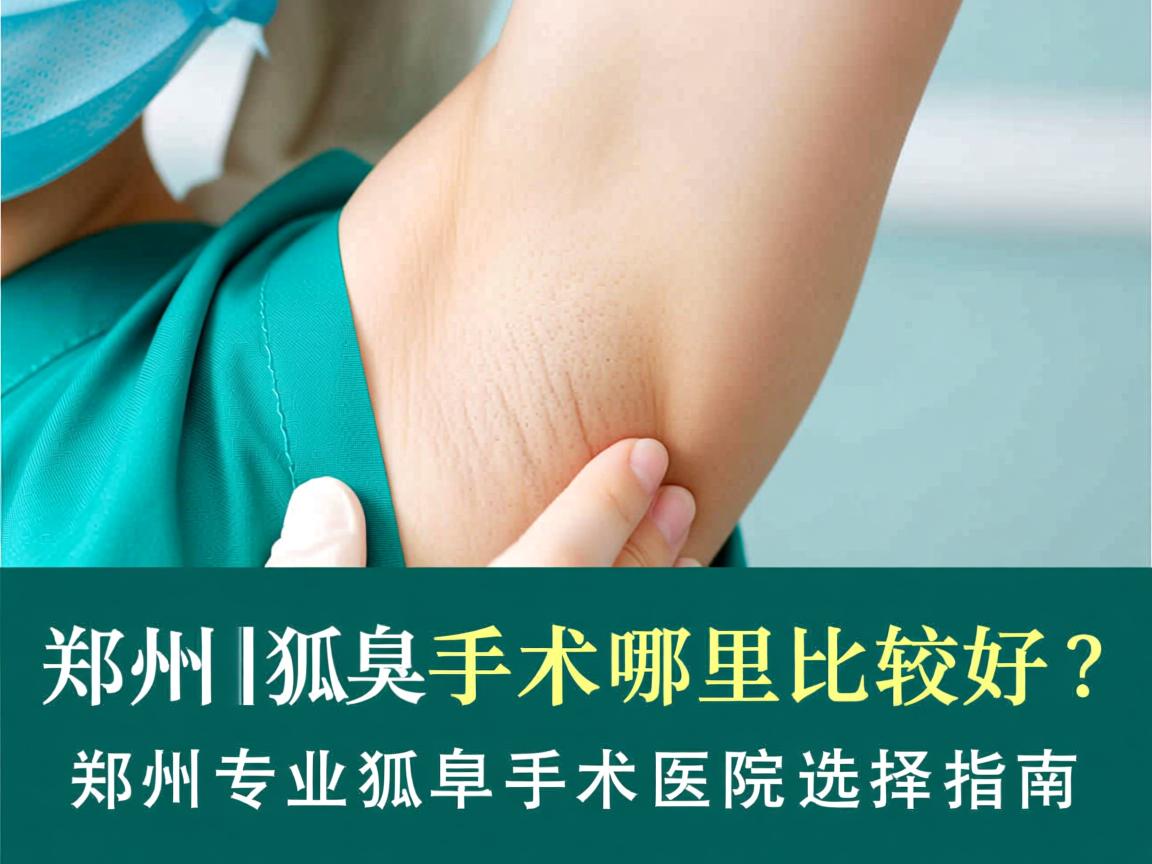 郑州狐臭手术哪里比较好？郑州专业狐臭手术医院选择指南