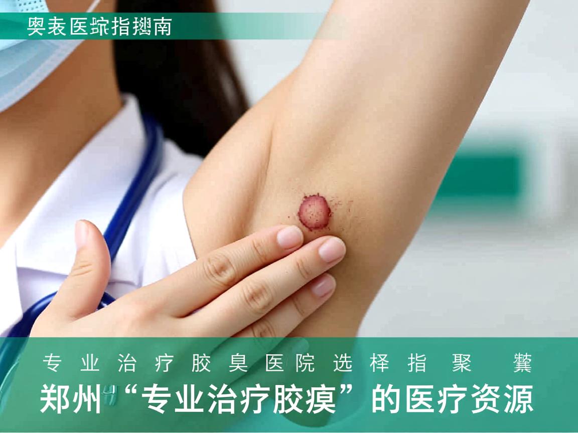 专业治疗腋臭医院选择指南，聚焦郑州专业治疗腋臭的医疗资源