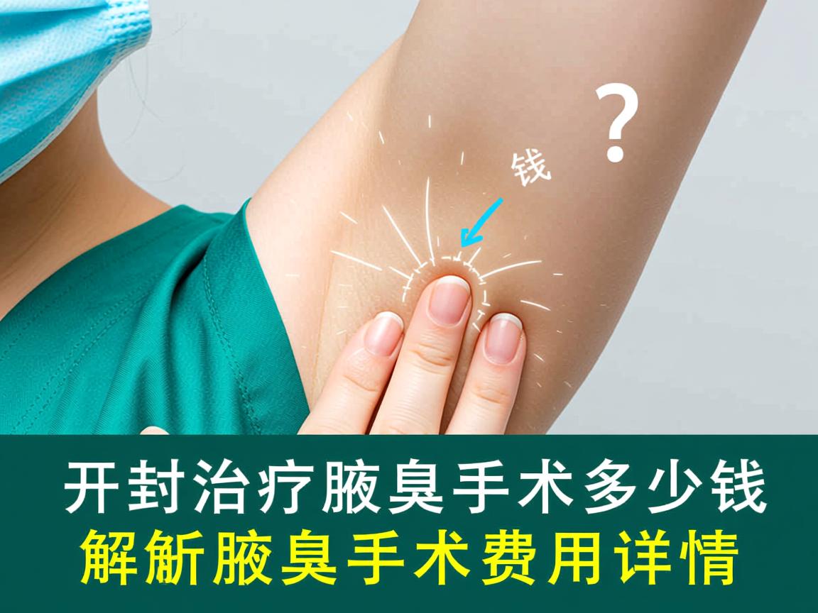 开封治疗腋臭手术多少钱？解析腋臭手术费用详情
