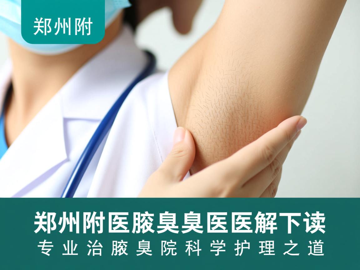 郑州附医腋臭医院解读，专业治腋臭医院的科学护理之道