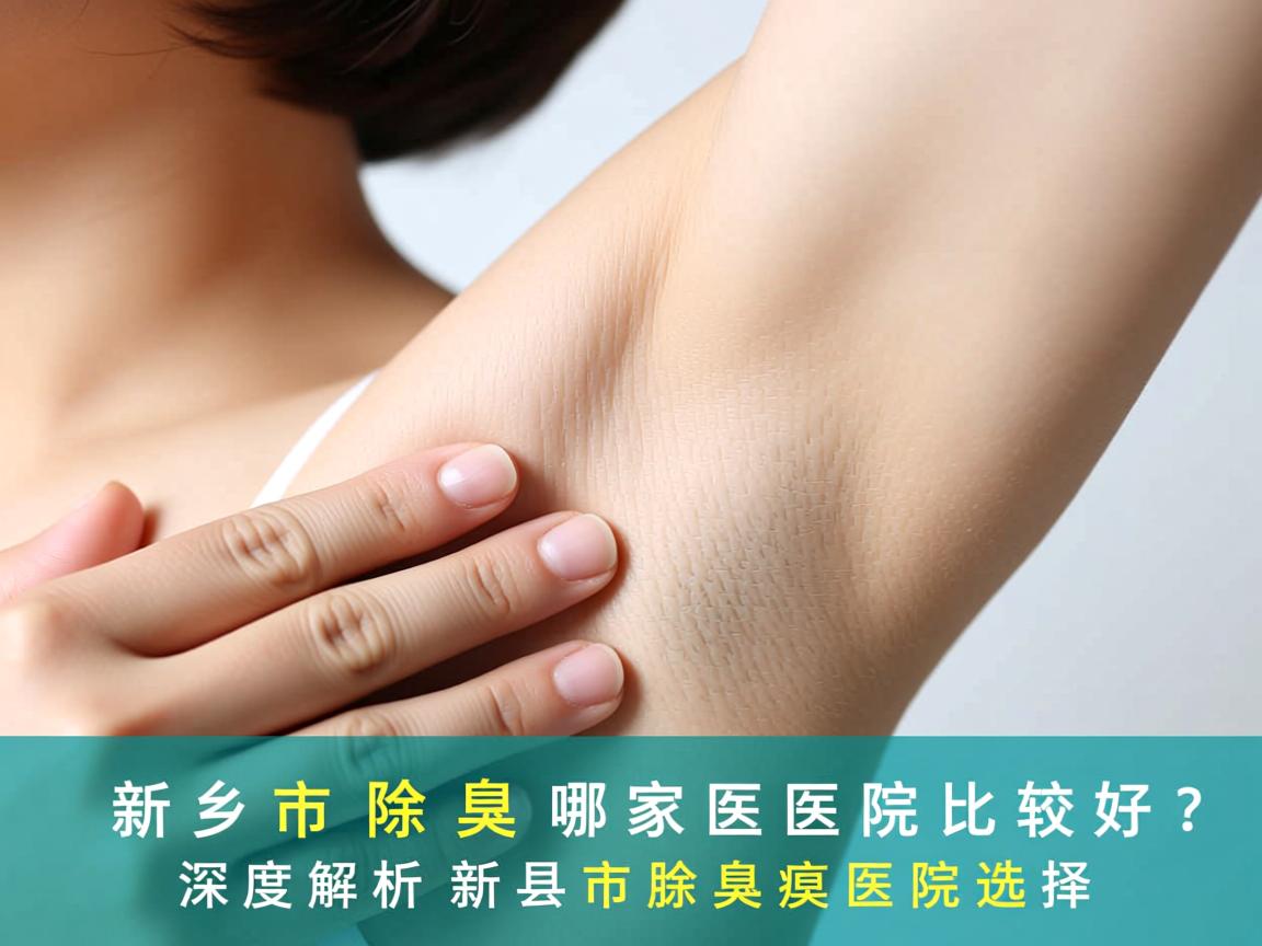 新乡市除腋臭哪家医院比较好？深度解析新乡市除腋臭医院选择