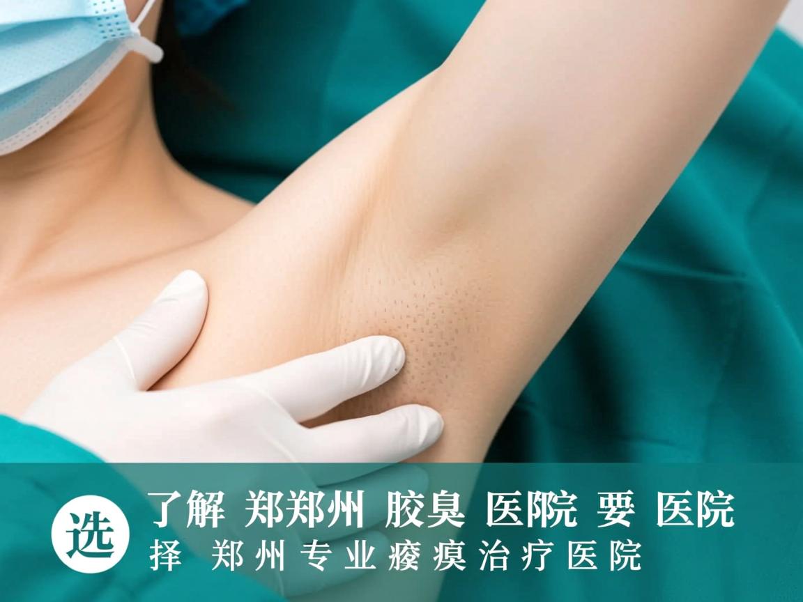 了解郑州腋臭医院，选择郑州专业腋臭治疗医院