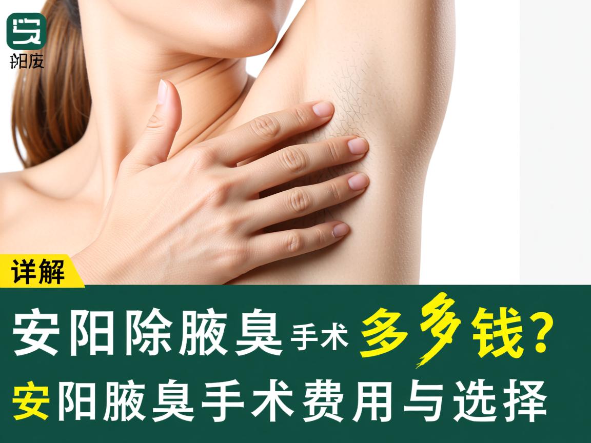 安阳除腋臭手术多少钱？详解安阳腋臭手术费用与选择