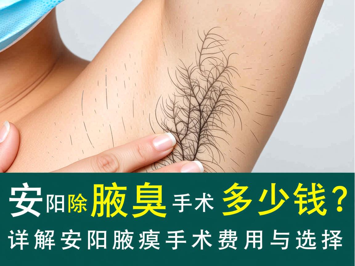 安阳除腋臭手术多少钱？详解安阳腋臭手术费用与选择