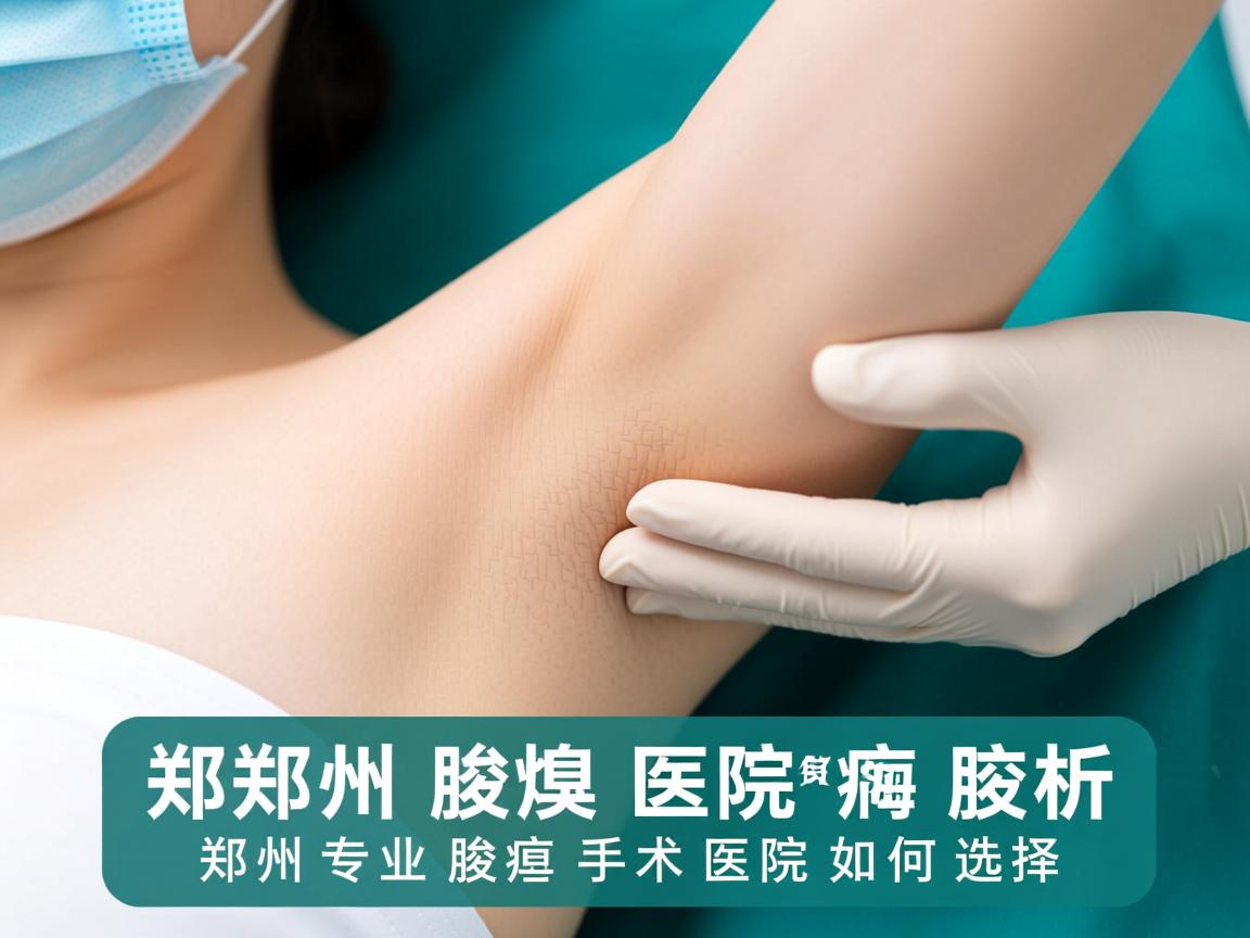 郑州腋臭医院解析，郑州专业腋臭手术医院如何选择