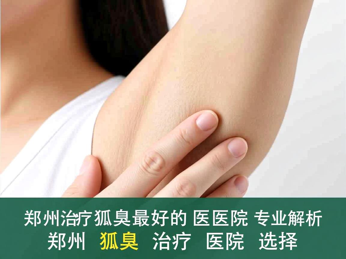 郑州治疗狐臭最好的医院，专业解析郑州狐臭治疗医院的选择