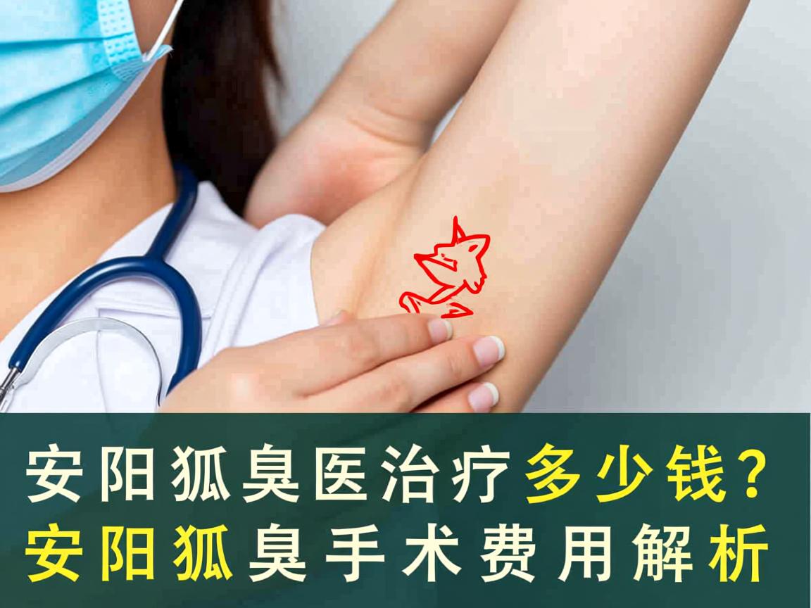 安阳狐臭治疗多少钱？安阳狐臭手术费用解析