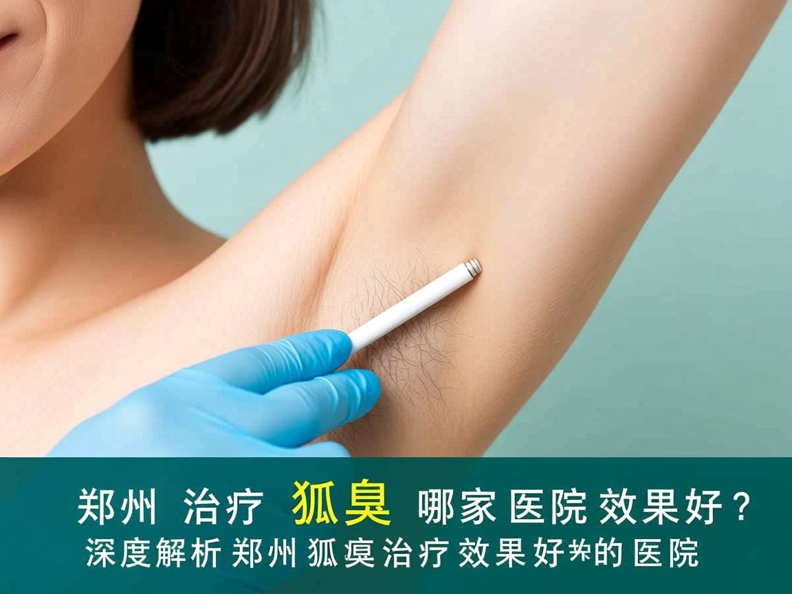 郑州治疗狐臭哪家医院效果好？深度解析郑州狐臭治疗效果好的医院