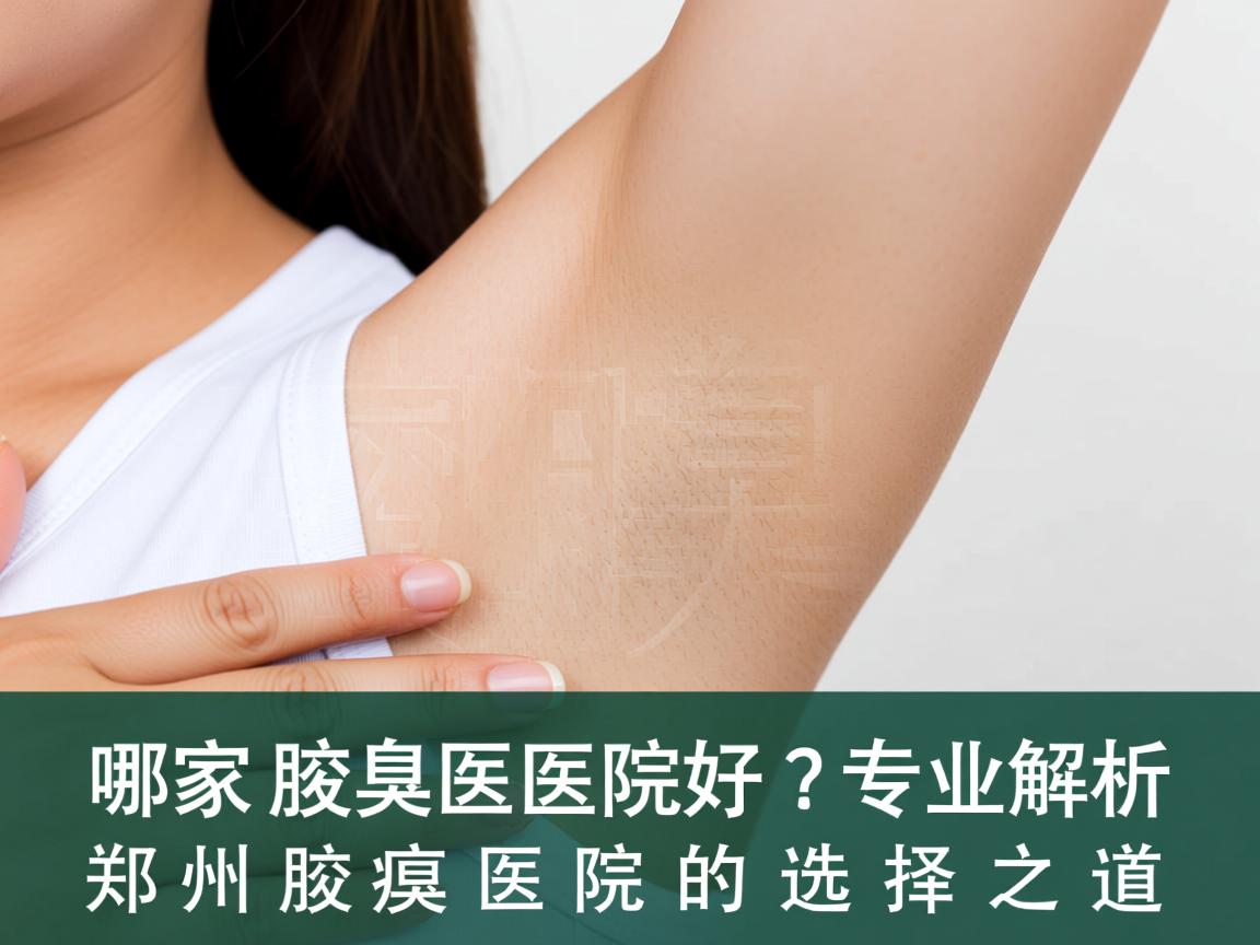 郑州哪家腋臭医院好？专业解析郑州腋臭医院的选择之道