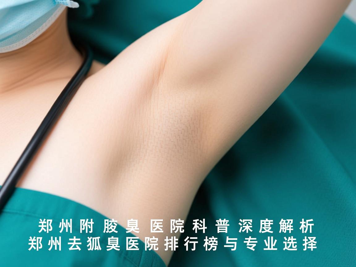 郑州附医腋臭医院科普，深度解析郑州去狐臭医院排行榜与专业选择