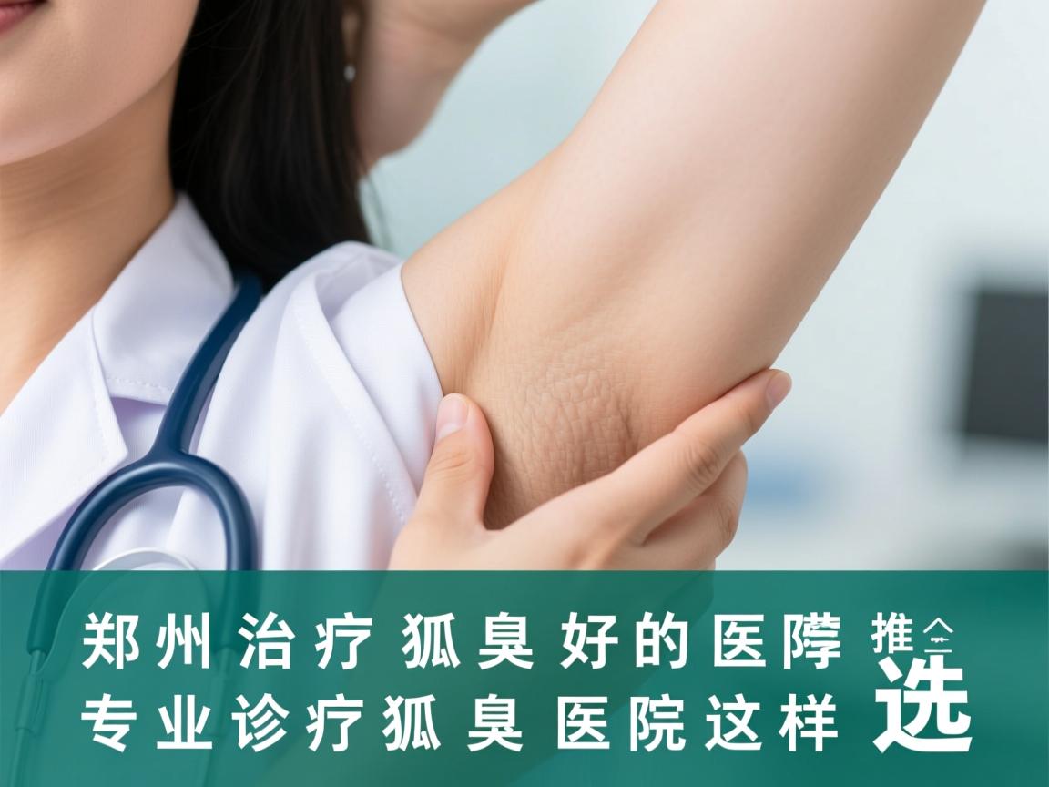 郑州治疗狐臭好的医院推荐，专业诊疗狐臭医院这样选