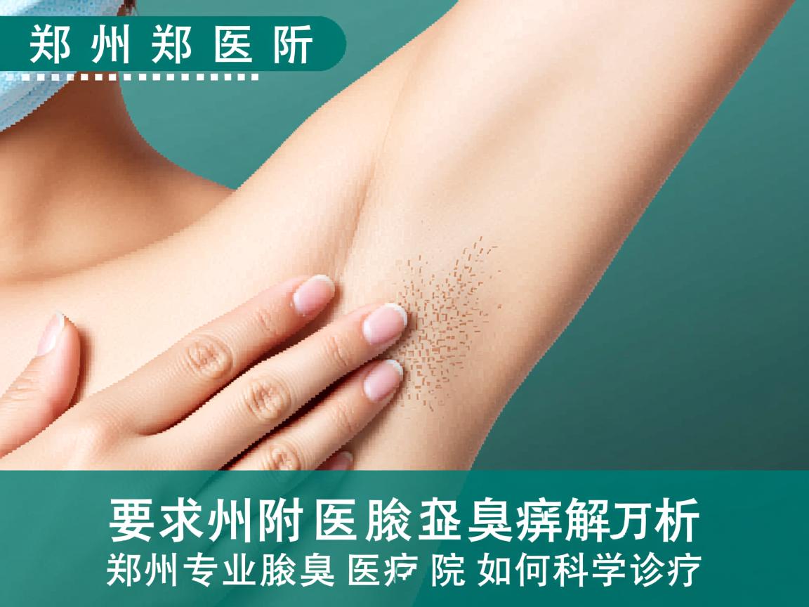 郑州附医腋臭医院解析，郑州专业腋臭医院如何科学诊疗