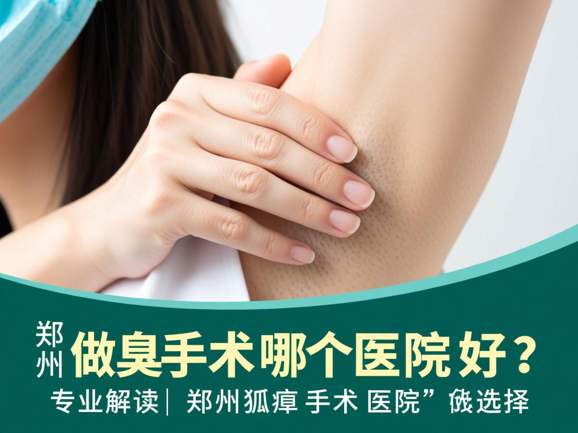 郑州做狐臭手术哪个医院好？专业解读郑州狐臭手术医院的选择