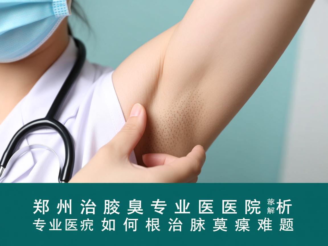 郑州治腋臭专业医院解析，专业医院如何根治腋臭难题