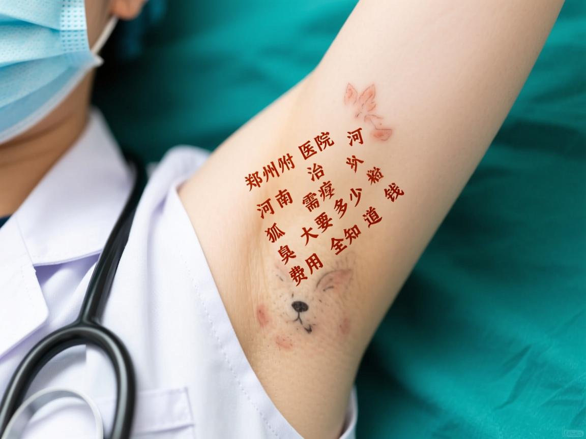 郑州附医腋臭医院解析，河南治疗狐臭大概需要多少钱，狐臭治疗费用全知道