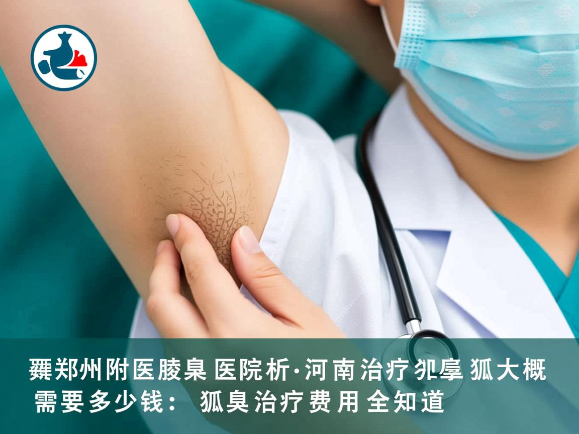郑州附医腋臭医院解析，河南治疗狐臭大概需要多少钱，狐臭治疗费用全知道