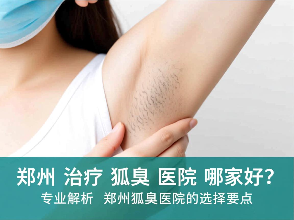 郑州治疗狐臭医院哪家好？专业解析郑州狐臭医院的选择要点