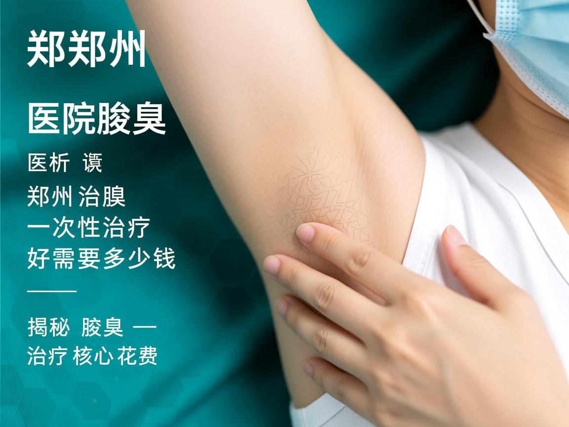 郑州附医腋臭医院解析，郑州治腋臭一次性治疗好需要多少钱，揭秘腋臭治疗核心花费