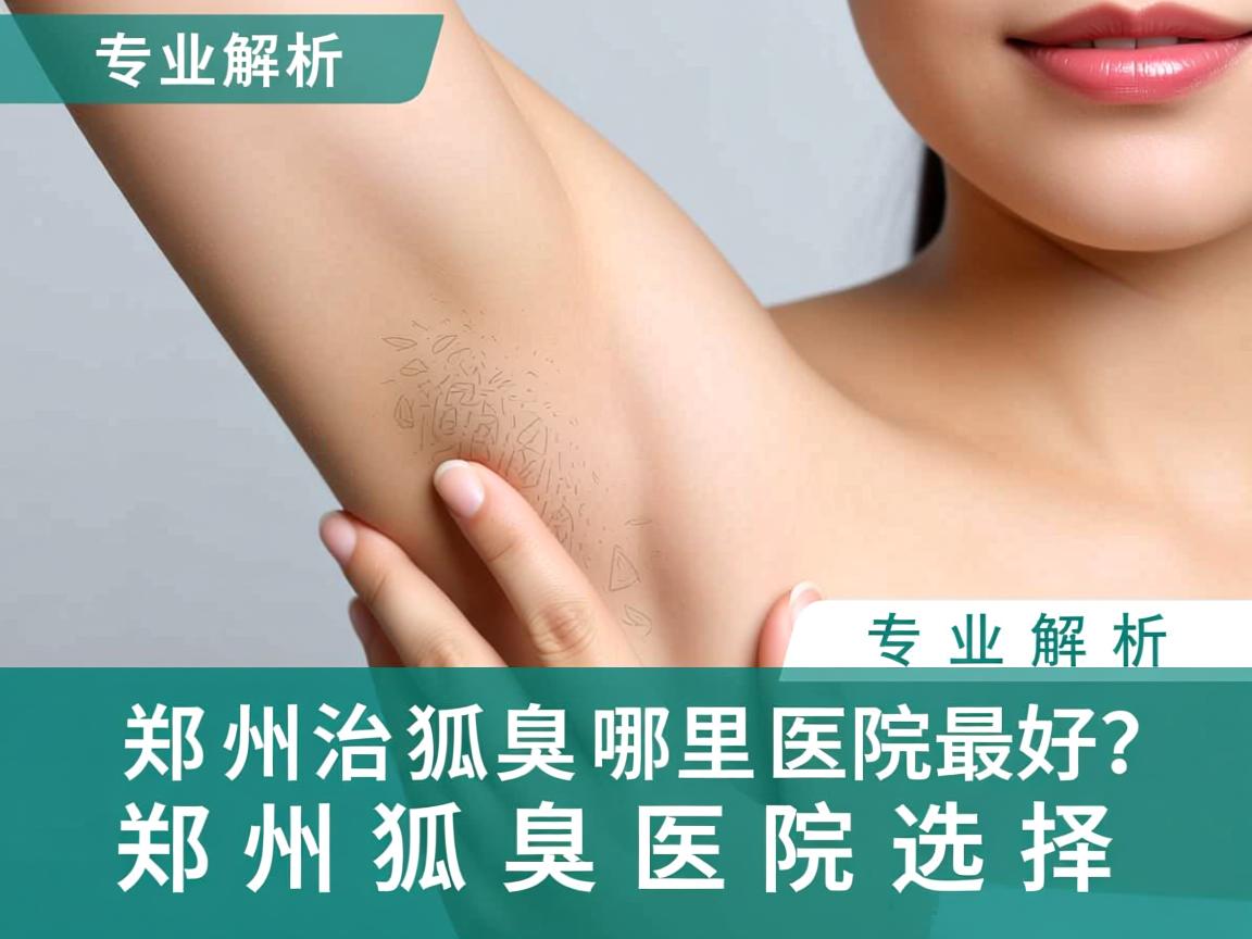 郑州治狐臭哪里医院最好？专业解析郑州狐臭医院选择