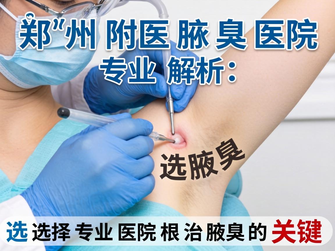 郑州附医腋臭医院专业解析，选择专业医院根治腋臭的关键