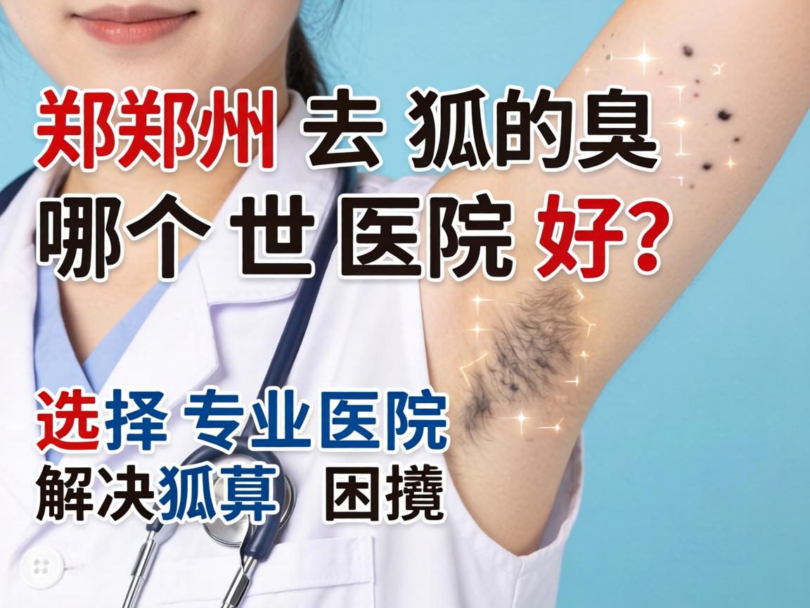 郑州去狐臭哪个医院好？选择专业医院解决狐臭困扰
