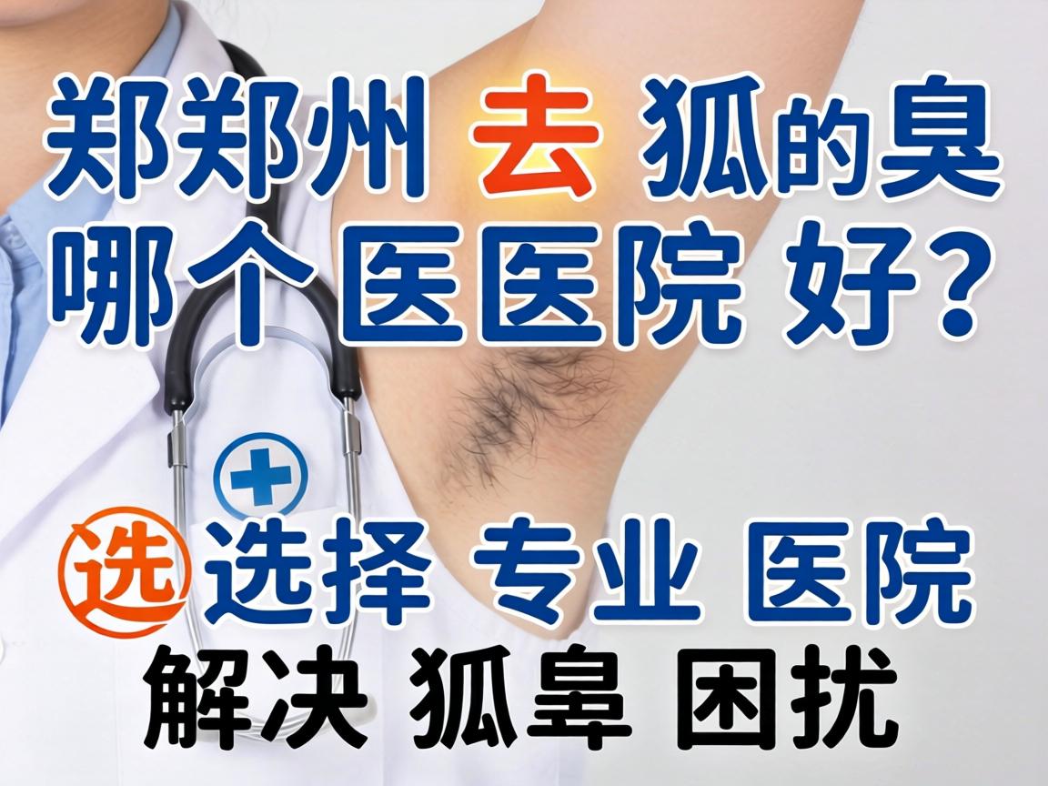 郑州去狐臭哪个医院好？选择专业医院解决狐臭困扰
