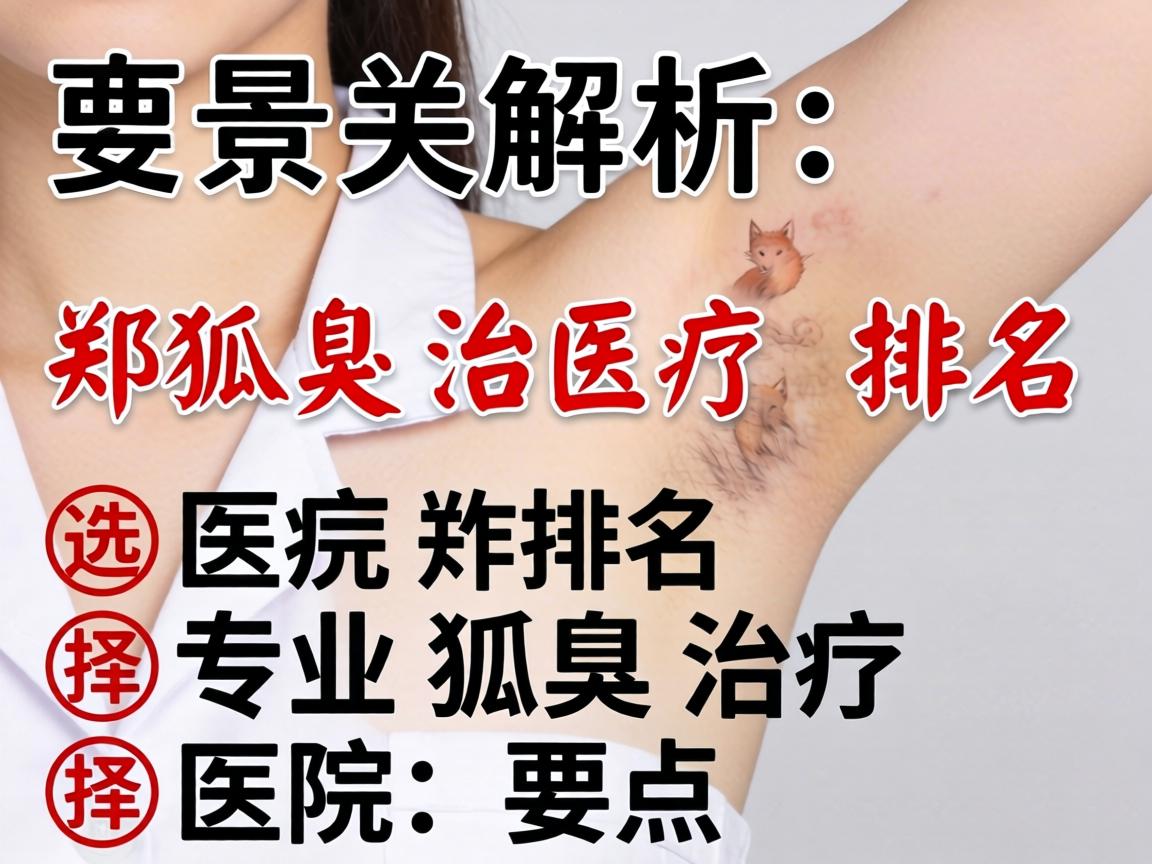 解析郑州狐臭治疗医院排名，选择专业狐臭治疗医院的要点