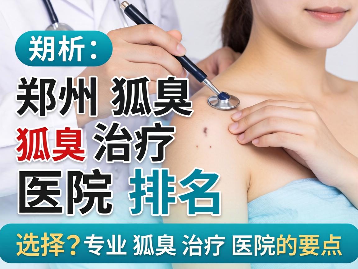 解析郑州狐臭治疗医院排名，选择专业狐臭治疗医院的要点