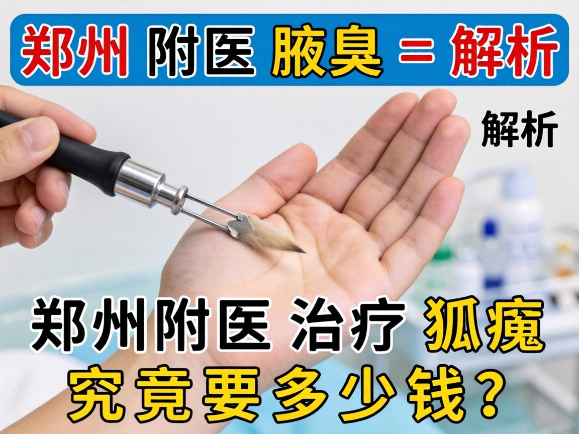 郑州附医腋臭医院解析，郑州附医治疗狐臭究竟要多少钱？