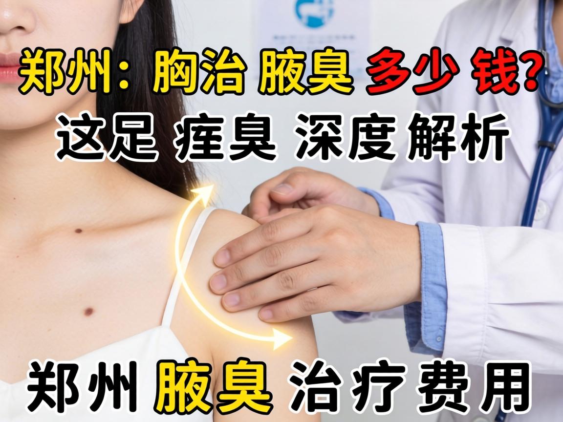 郑州治腋臭多少钱？深度解析郑州腋臭治疗费用