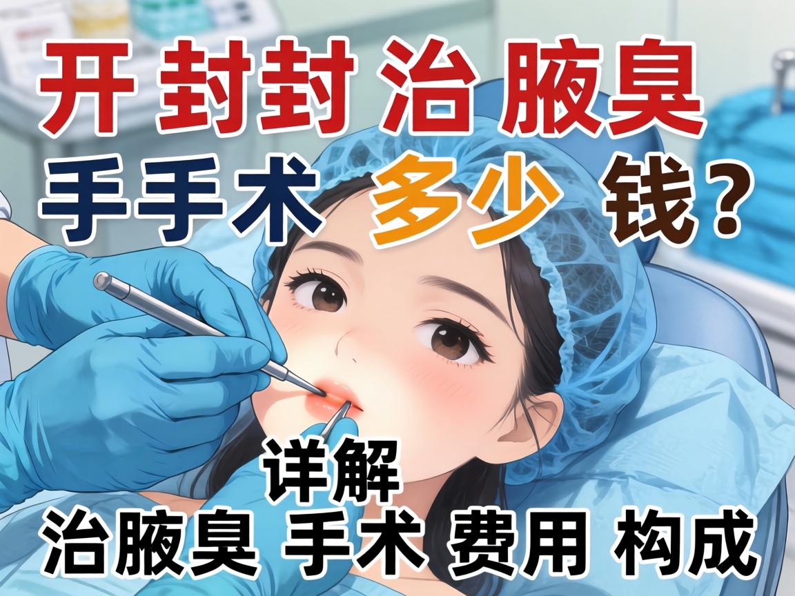 开封治腋臭手术多少钱？详解治腋臭手术费用构成