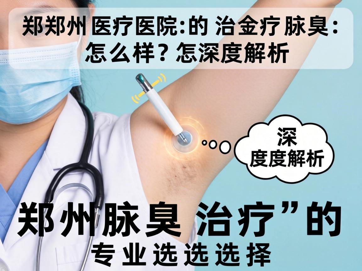 郑州医院治疗腋臭怎么样？深度解析郑州腋臭治疗的专业选择