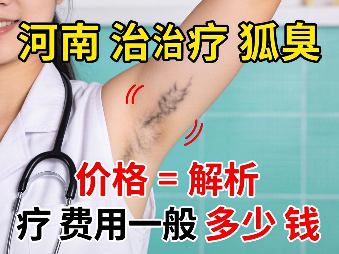 河南治疗狐臭价格解析，狐臭治疗费用一般多少钱