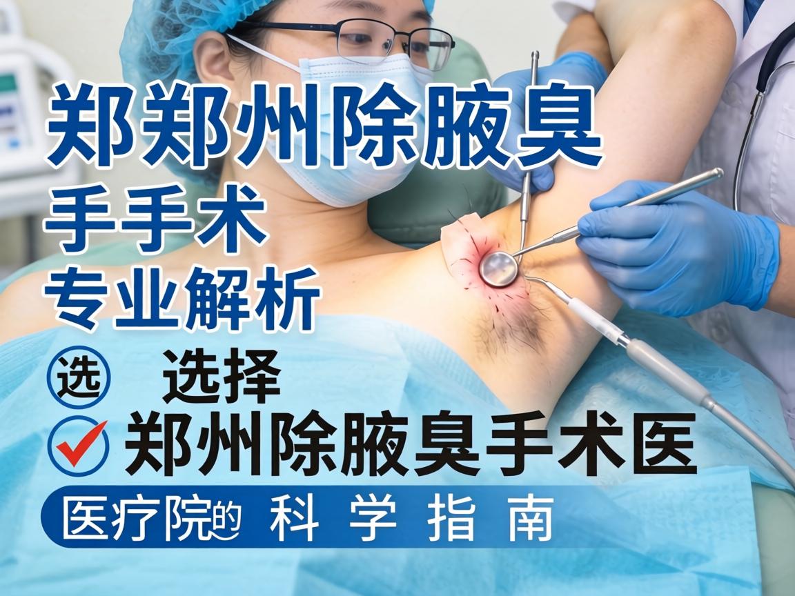 郑州除腋臭手术医院专业解析，选择郑州除腋臭手术医院的科学指南