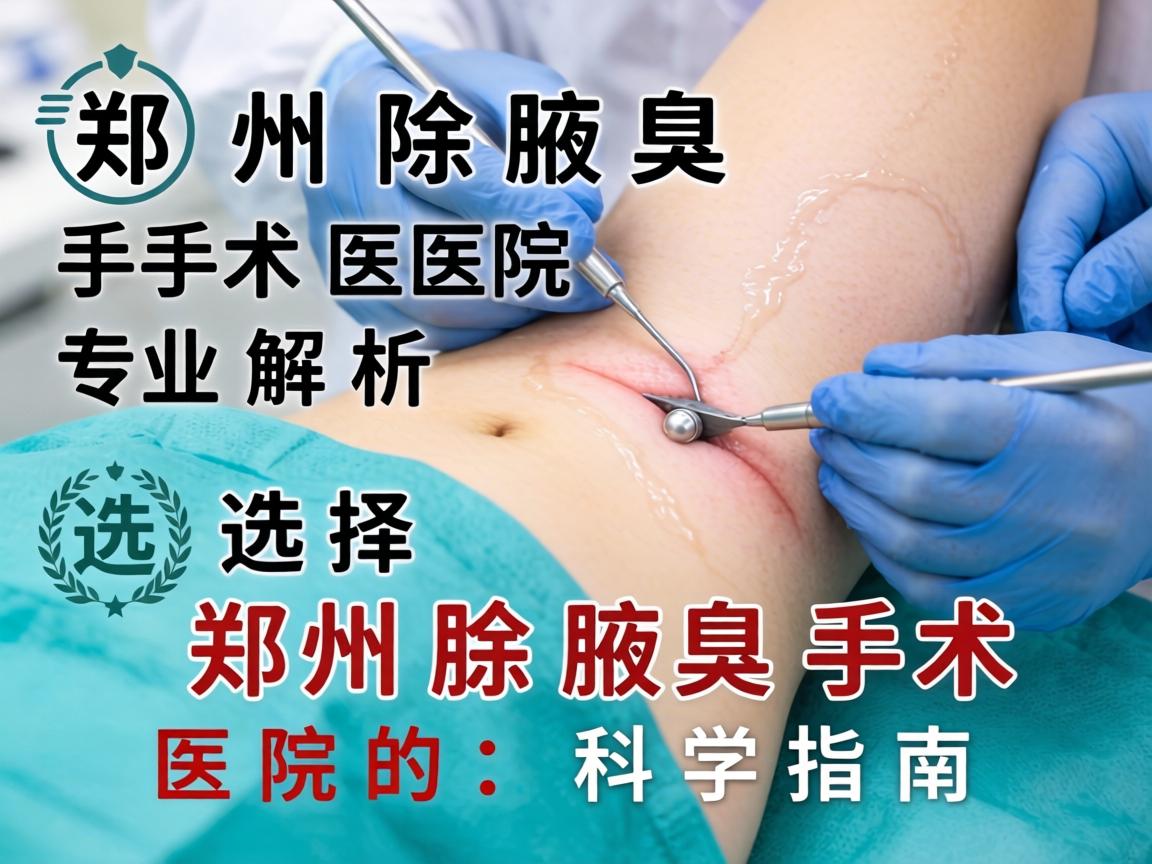 郑州除腋臭手术医院专业解析，选择郑州除腋臭手术医院的科学指南