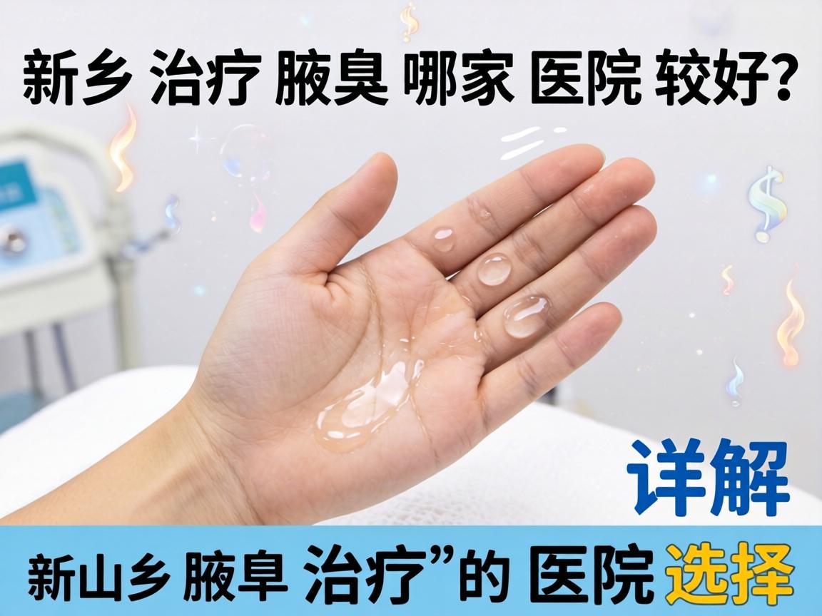 新乡治疗腋臭哪家医院较好？详解新乡腋臭治疗的医院选择