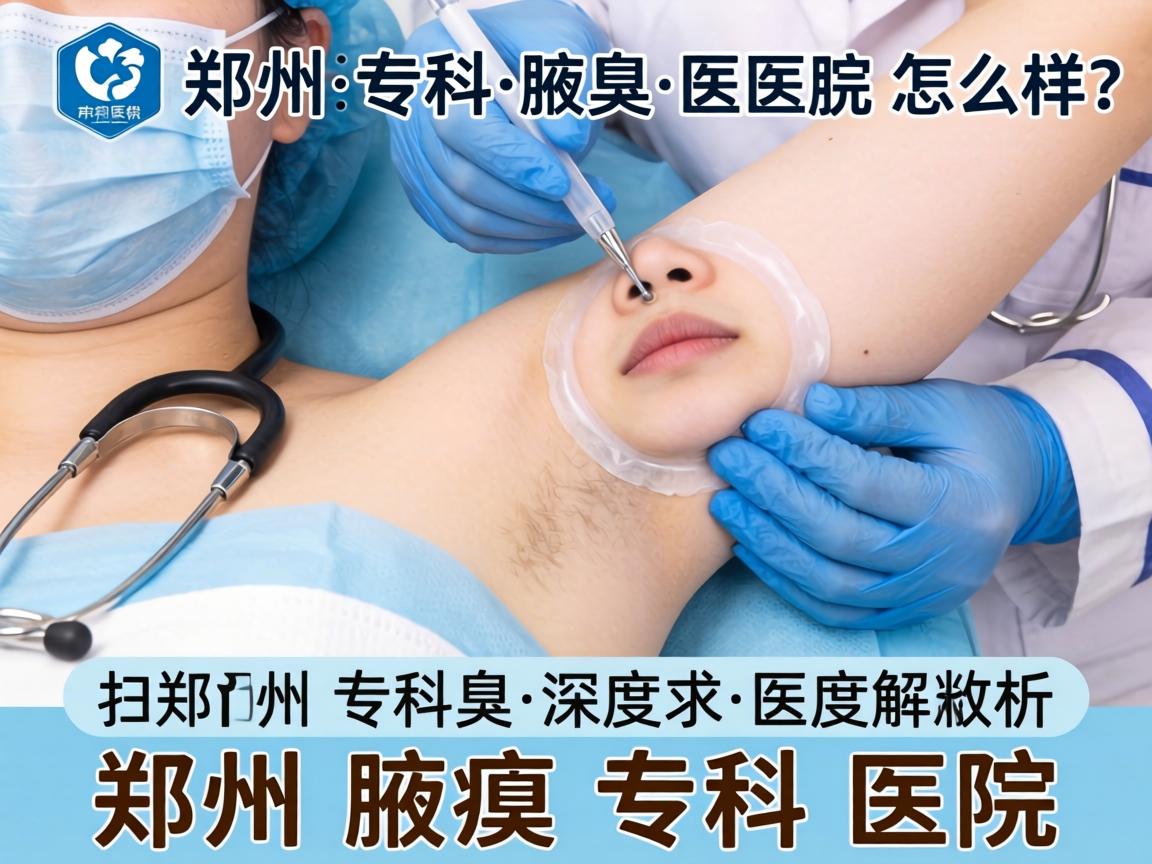 郑州专科腋臭医院怎么样？深度解析郑州腋臭专科医院