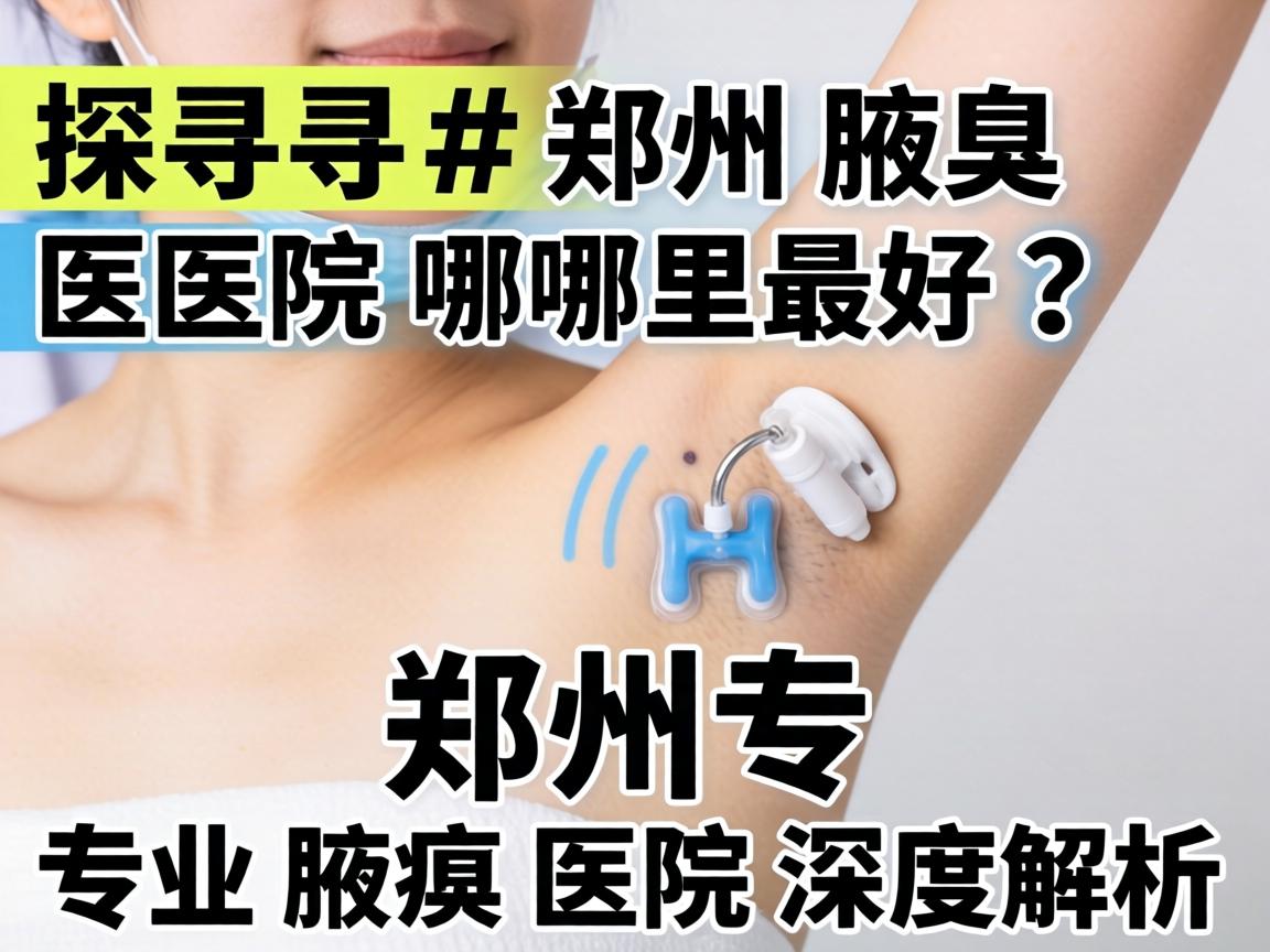 探寻郑州腋臭医院哪里最好？郑州专业腋臭医院深度解析