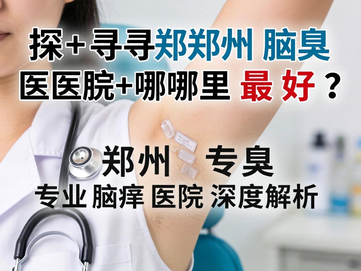 探寻郑州腋臭医院哪里最好？郑州专业腋臭医院深度解析