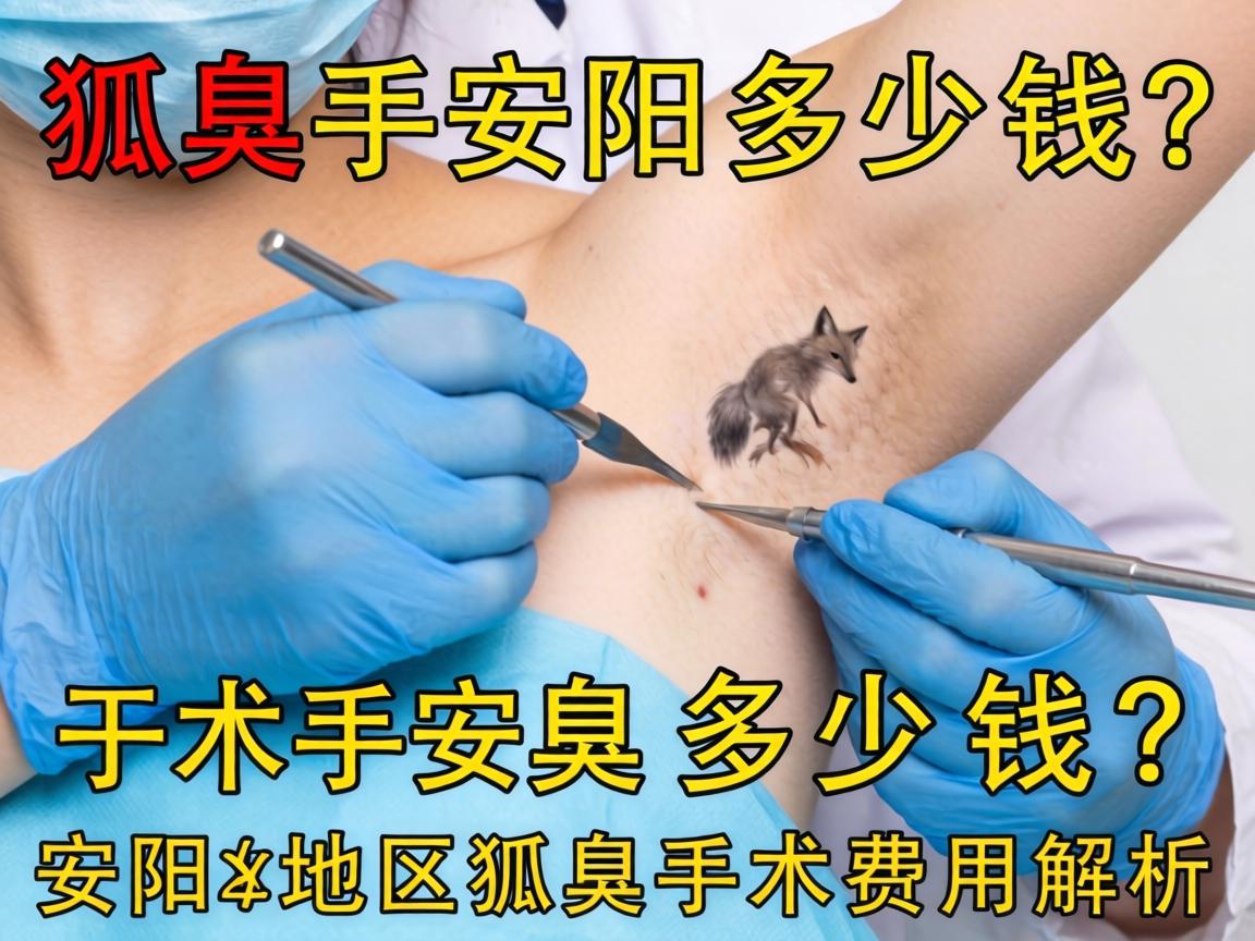 狐臭手术安阳多少钱？安阳地区狐臭手术费用解析