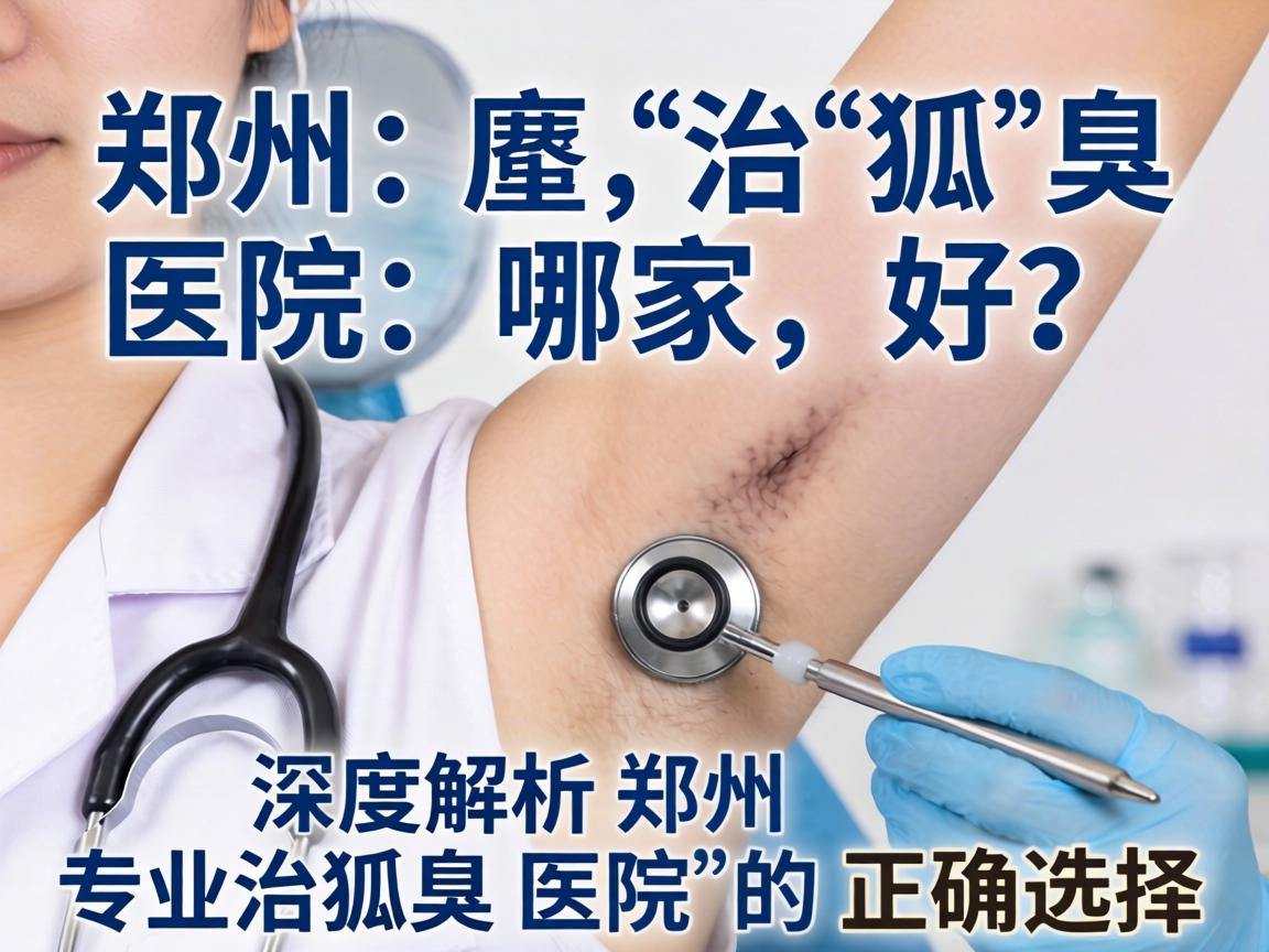 郑州治狐臭医院哪家好？深度解析郑州专业治狐臭医院的正确选择